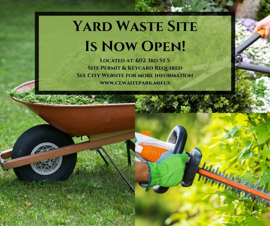Yard Waste Site is Open!