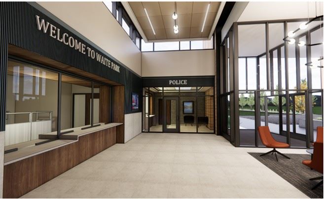 Concept drawing of the Lobby Area